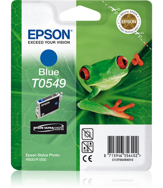 T0549 STYLUS Photo R800/R1800 Blue Cartridge