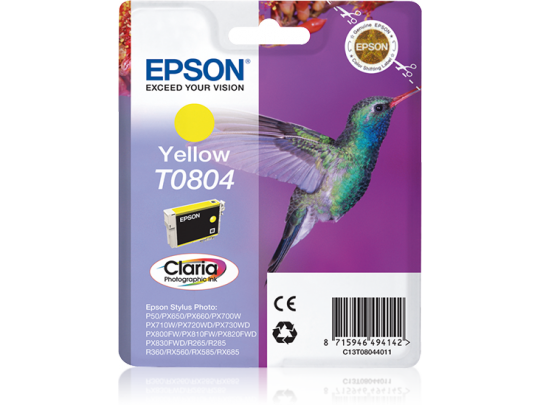 T0804 Yellow Ink Cartridge