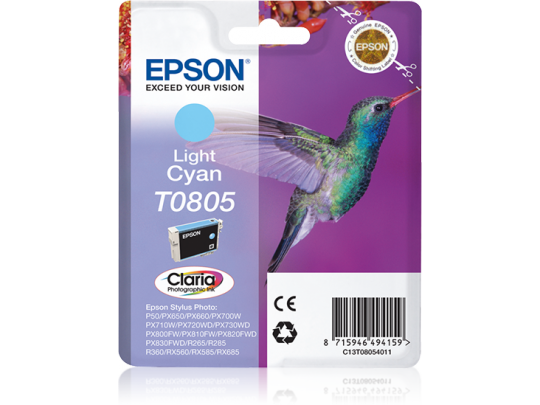 T0805 Light Cyan Ink Cartridge