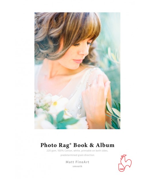 Photo Rag® Book & Album 220 gsm A4 eske 20 ark			